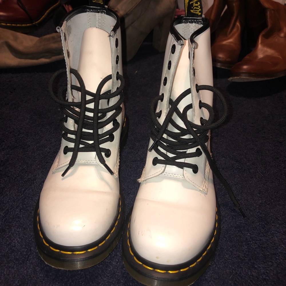 White dr. Martens